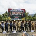 Polres Luwu Timur Bersama OPD dan PT Vale Indonesia Lakukan Penanaman Jagung Serentak Satu Juta Hektar IMG-20250121-WA0014